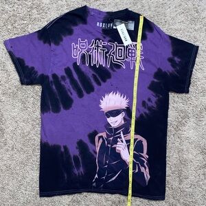 Jujutsu Kaisen Satoru Gojo Portrait Radial Dye T-Shirt - BoxLunch SIZE SMALL NWT